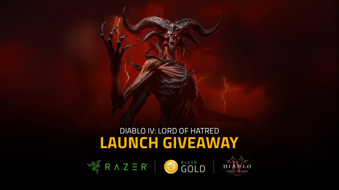 Diablo Razer E: 31/05 Win Diablo® IV: Age of Hatred Collection & Razer vouchers or ...
