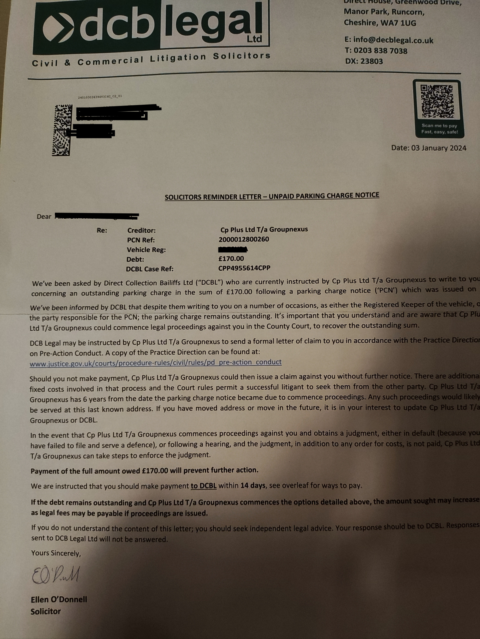 DCBL (ltd) in Scotland? Should I inform of new address ...