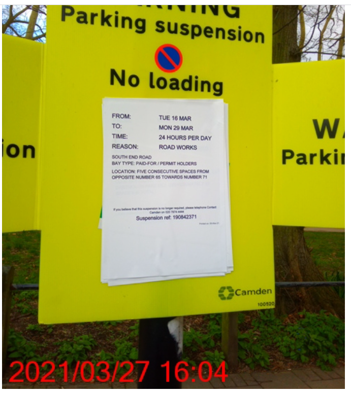 PCN in suspended bay awful signage and incorrect details — MoneySavingExpert Forum