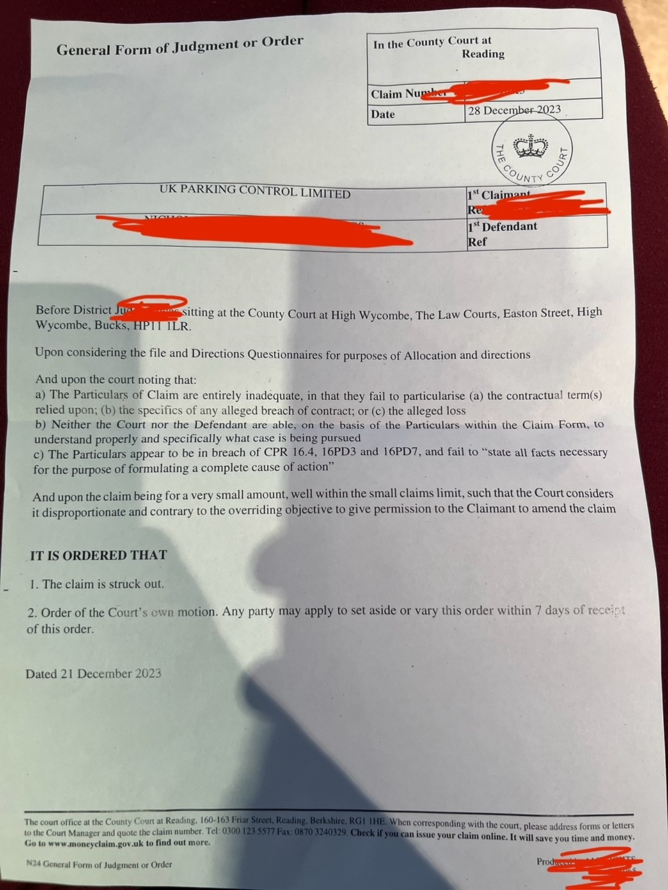 Letter OF Claim - DCB Legal - Help/guidance - Page 4 ...