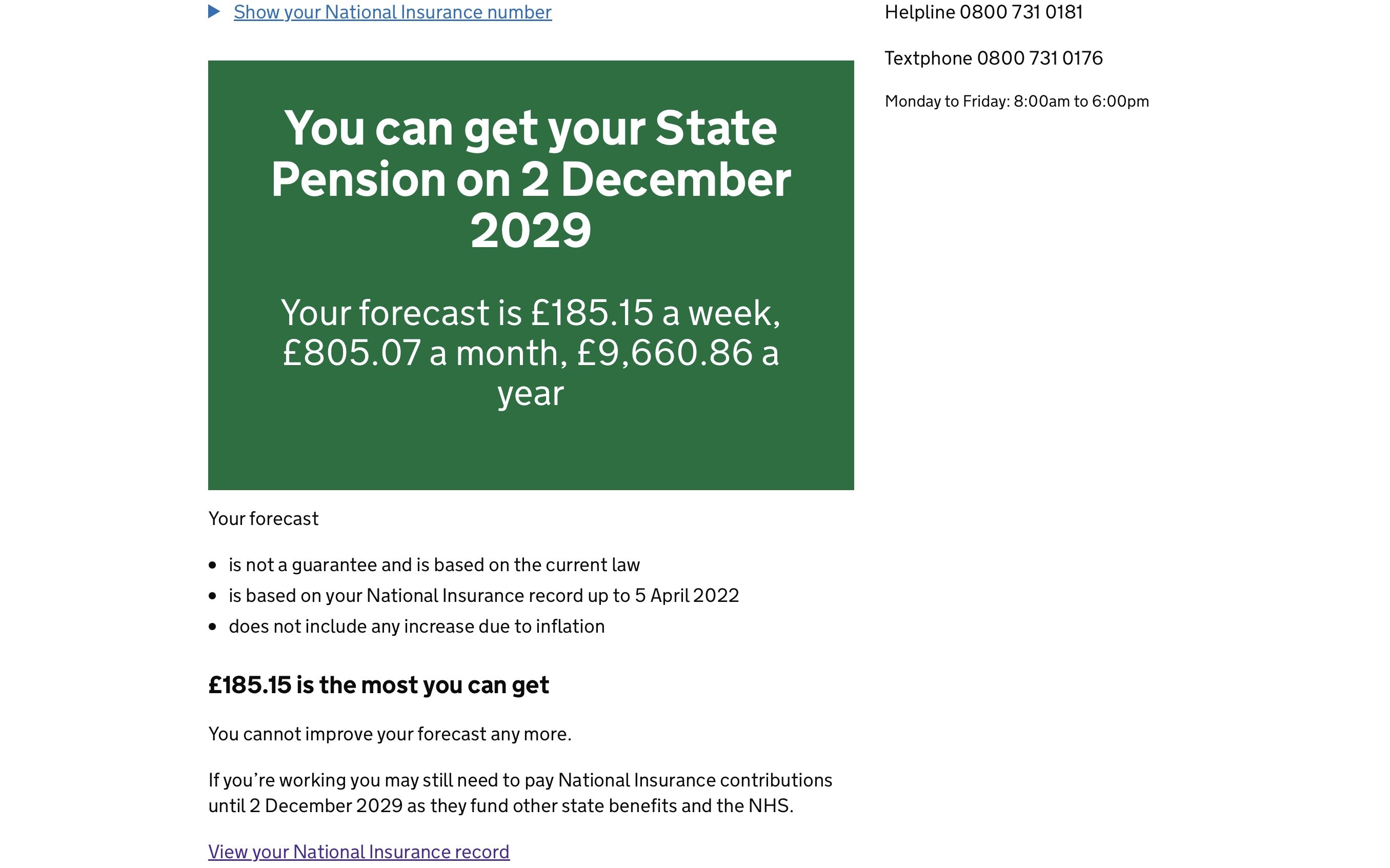 Yet another NI & State pension question — MoneySavingExpert Forum