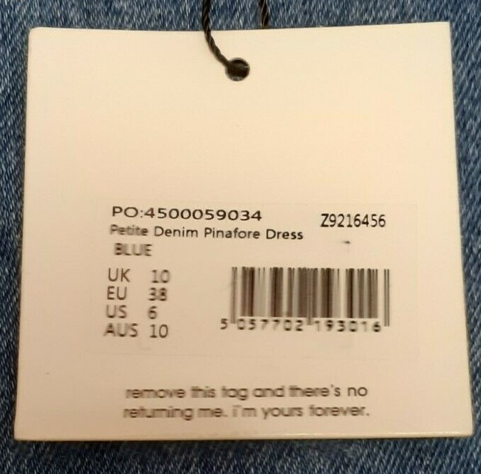 Buyer returning item using the not as described option a dress that's