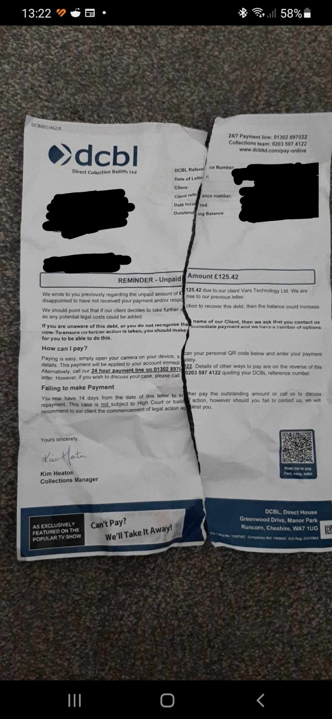 DCBL Letter — MoneySavingExpert Forum